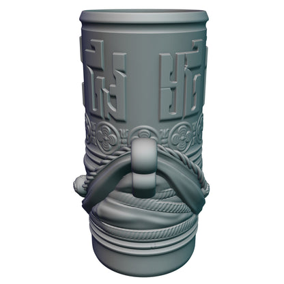 Monk 3D Printed Can Holder- Mythic Mugs Collection by Ars Moriendi 3D- Embrace the Tranquility!