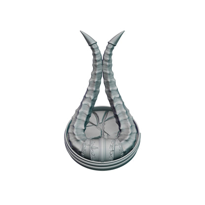 Demon Blooded Tiefling 3D Printed Dice Jail- Mythic Mugs Collection by Ars Moriendi 3D- Unleash Fiendish Elegance!