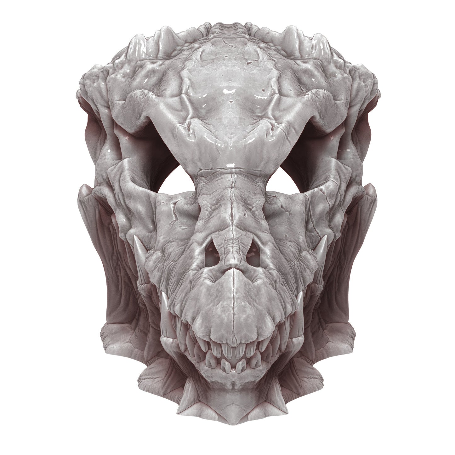 Dragon Skull 3D Printed Dice Tower - Mythic Roll Collection by Unchained Games | Dice Tray | D20 Dice Vault - Unearth Power Within the Skull