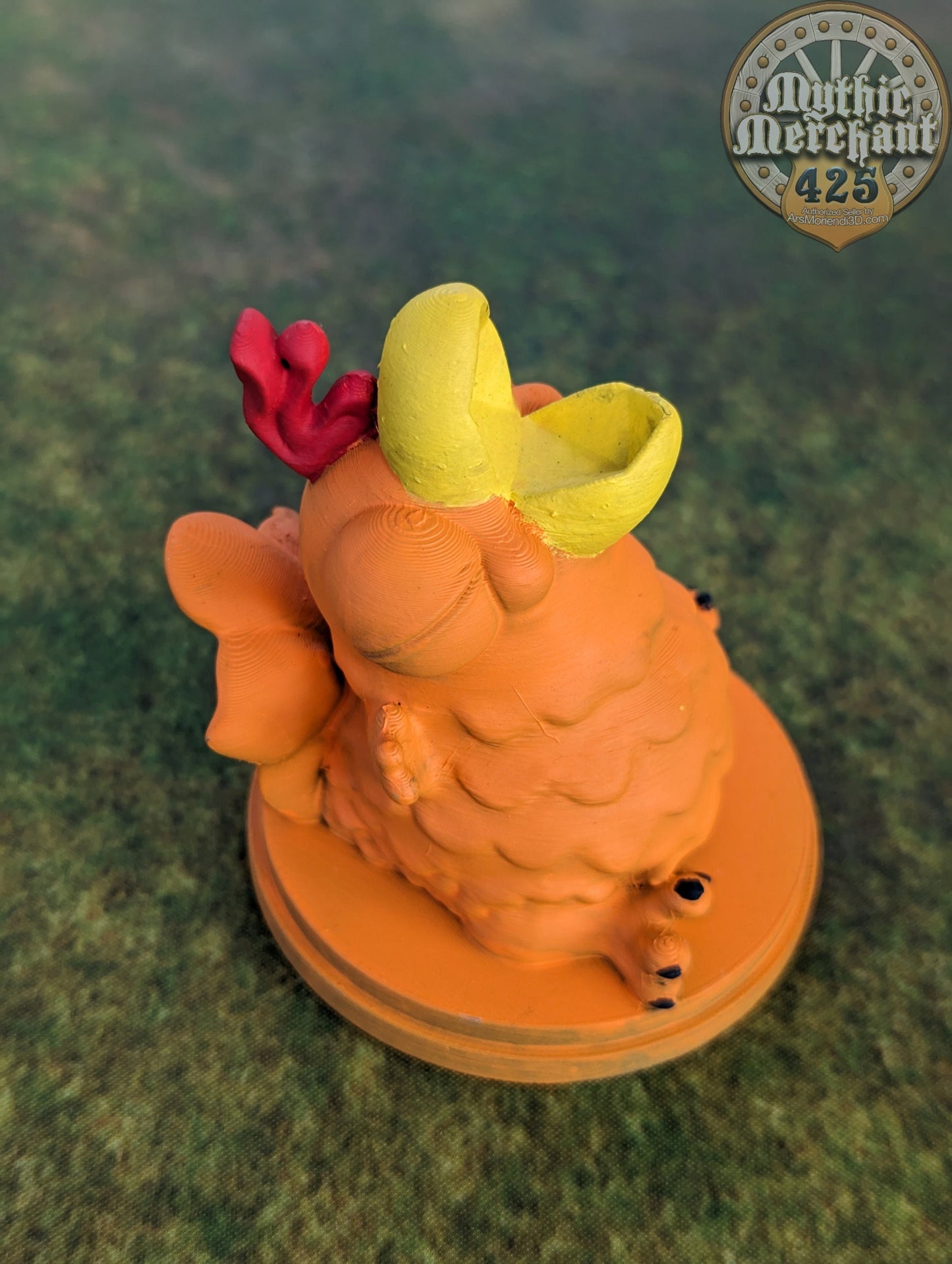 Baby Phoenix Toy 3D Printed Dice Guardian - Dice Jail | RPG Dice Vault | D20 Box | Player Unique Gift - Playful Dice Holder!