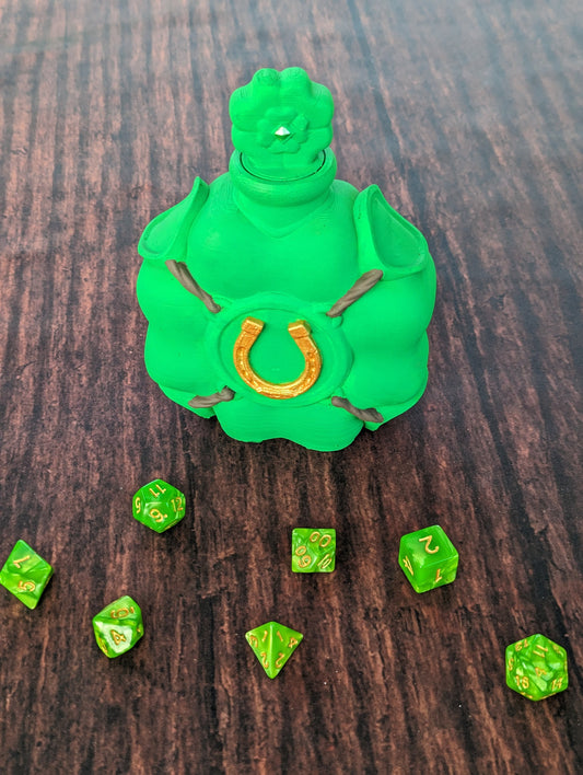 Luck Potion 3D Printed Dice Jail | RPG Dice Vault | D20 Storage Box  | Player Gift -  Elevate Your Game with a Touch of Fate!